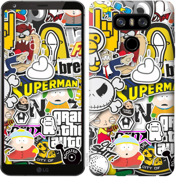 

Чехол на LG G6 Popular logos (04798)