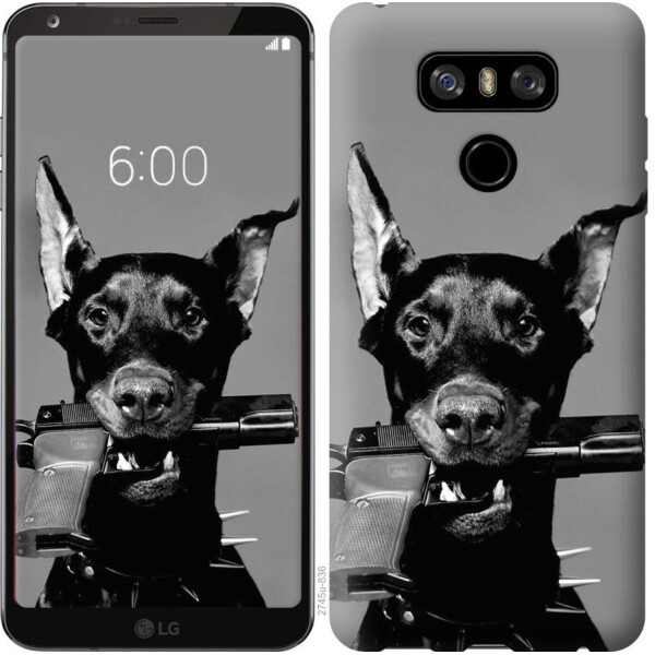 

Чехол на LG G6 Доберман (04798)