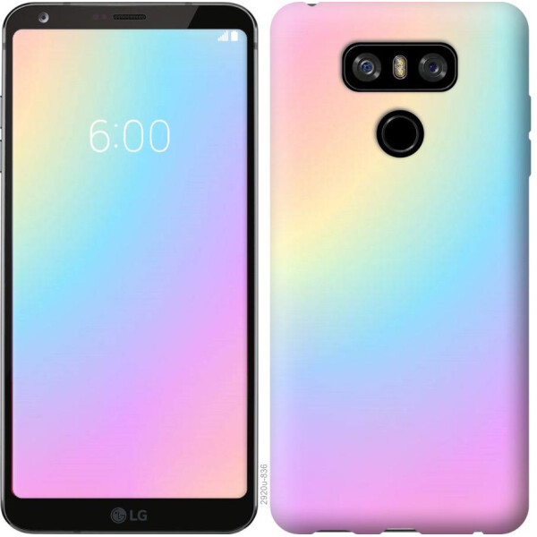 

Чехол на LG G6 Радуга 2 (04798)