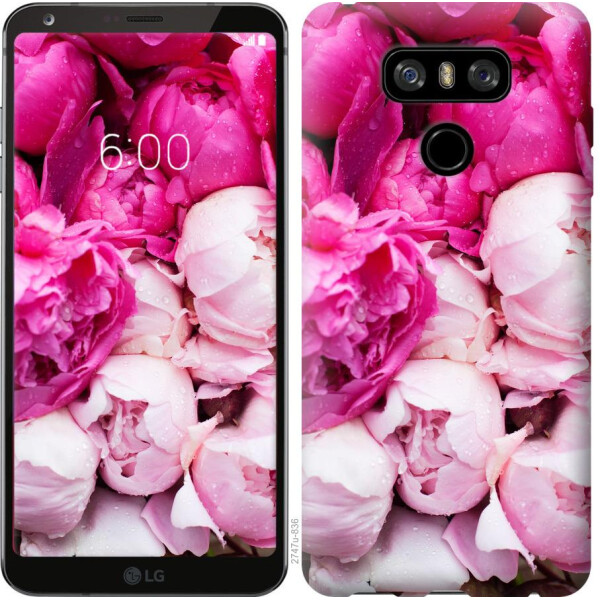 

Чехол на LG G6 Розовые пионы (04798)