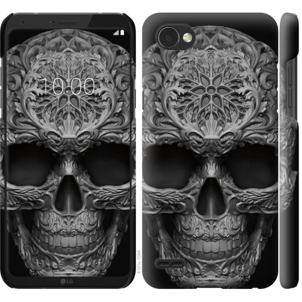 

Чехол на LG Q6 skull-ornament (04798)