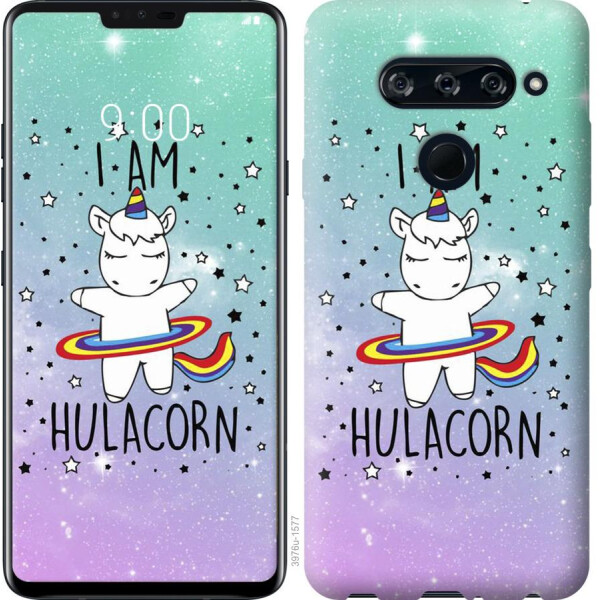 

Чехол на LG V40 ThinQ Im hulacorn (04798)