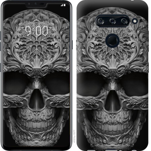 

Чехол на LG V40 ThinQ skull-ornament (04798)