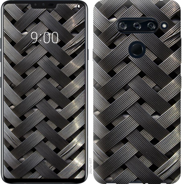 

Чехол на LG V40 ThinQ Металлические фоны (04798)