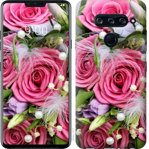 

Чехол на LG V40 ThinQ Нежность (04798)