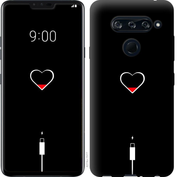 

Чехол на LG V40 ThinQ Подзарядка (04798)
