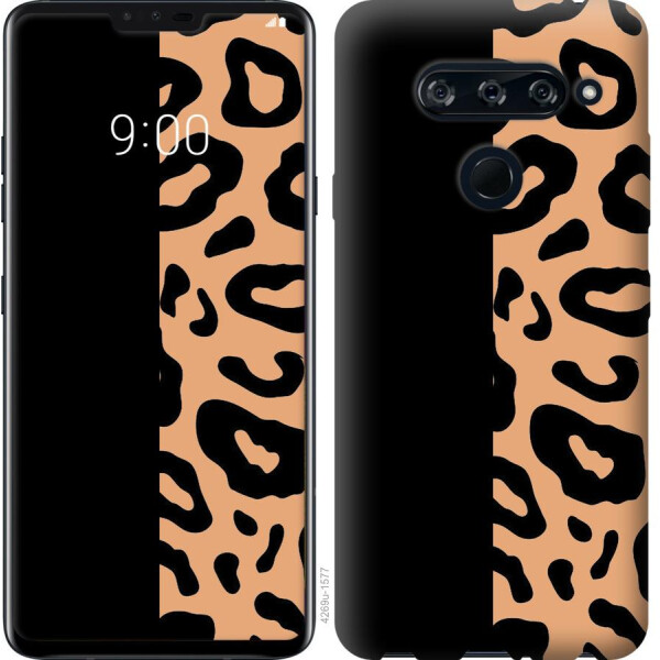 

Чехол на LG V40 ThinQ Пятна леопарда (04798)