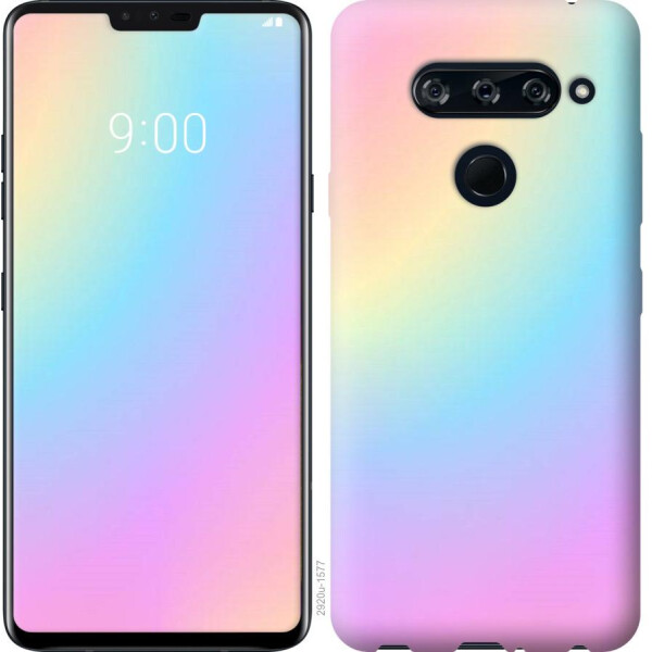 

Чехол на LG V40 ThinQ Радуга 2 (04798)