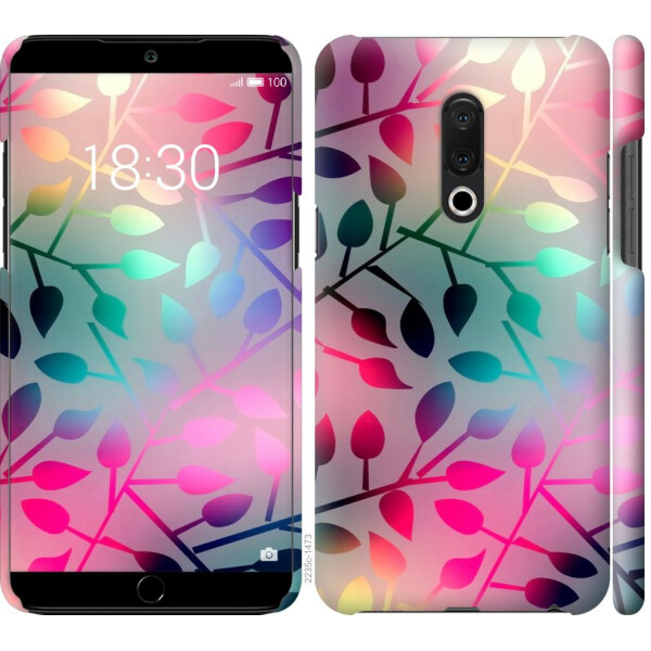 

Чехол на Meizu 15 Plus Листья (04798)