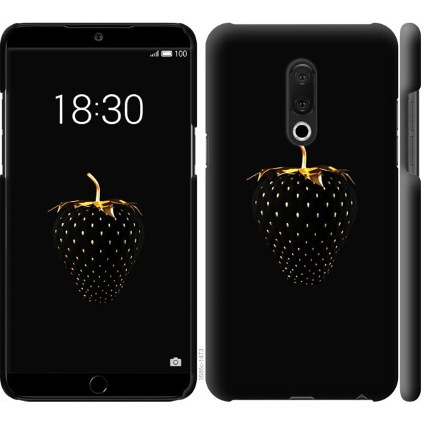 

Чехол на Meizu 15 Plus Черная клубника (04798)