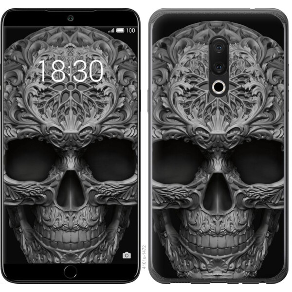

Чехол на Meizu 15 skull-ornament (04798)