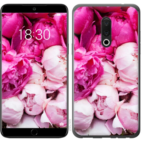 

Чехол на Meizu 15 Розовые пионы (04798)