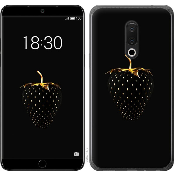 

Чехол на Meizu 15 Черная клубника (04798)