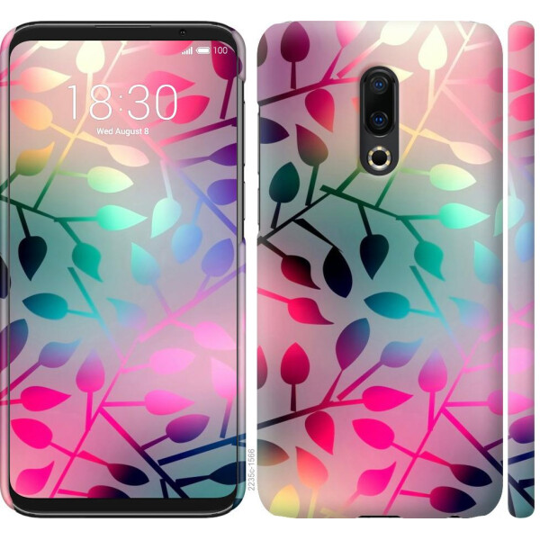 

Чехол на Meizu 16 Plus Листья (04798)