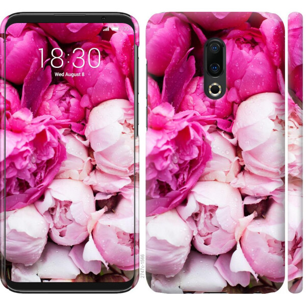 

Чехол на Meizu 16 Plus Розовые пионы (04798)