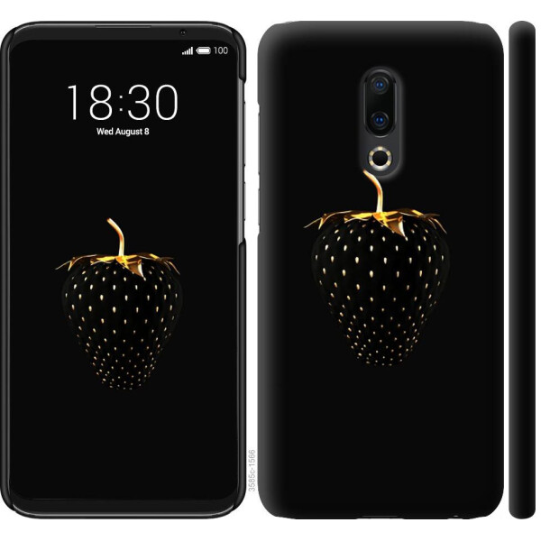 

Чехол на Meizu 16 Plus Черная клубника (04798)