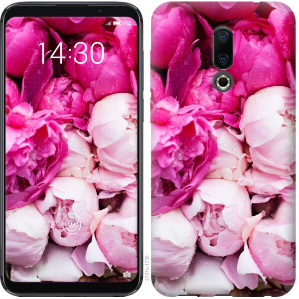 

Чехол на Meizu 16 Розовые пионы (04798)