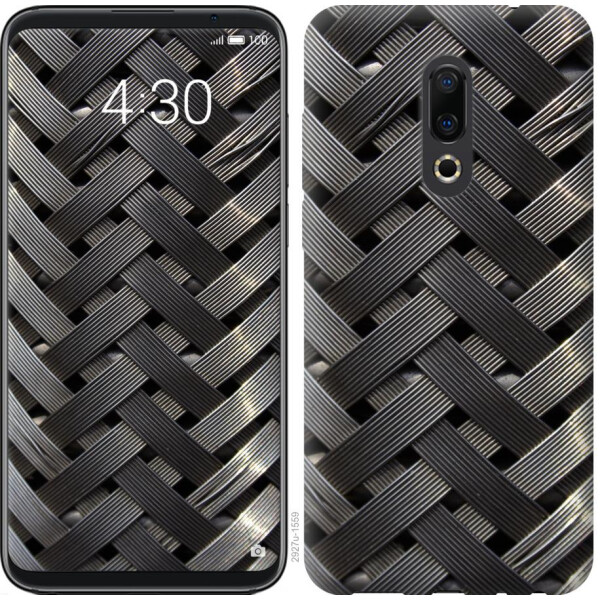 

Чехол на Meizu 16th Металлические фоны (04798)