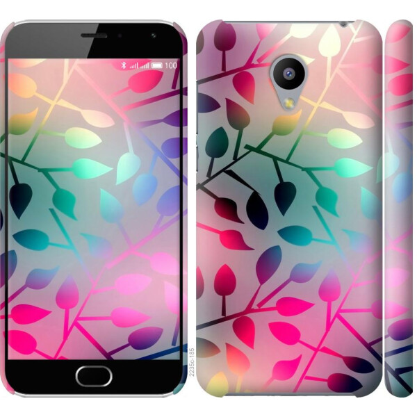 

Чехол на Meizu M2 Листья (04798)