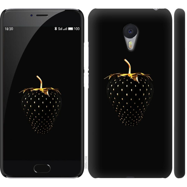 

Чехол на Meizu M3 Note Черная клубника (04798)