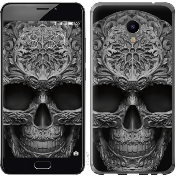 

Чехол на Meizu M3e skull-ornament (04798)