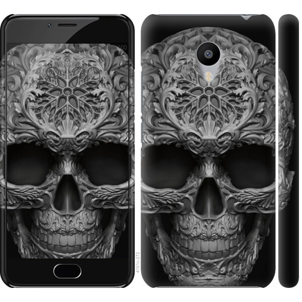 

Чехол на Meizu M3s skull-ornament (04798)