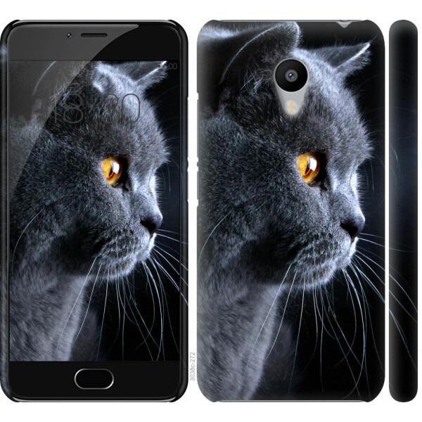 

Чехол на Meizu M3s Красивый кот (04798)