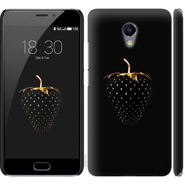 

Чехол на Meizu M5 Note Черная клубника (04798)