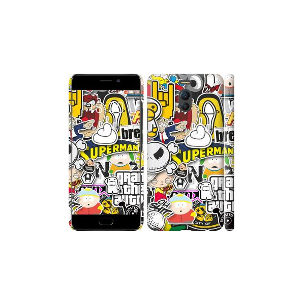 

Чехол на Meizu M6 Note Popular logos (04798)