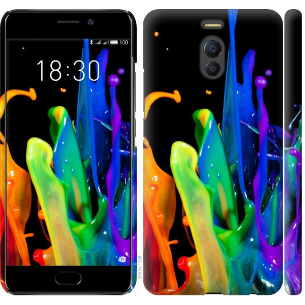 

Чехол на Meizu M6 Note брызги краски (04798)