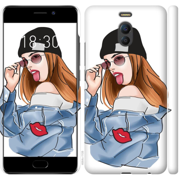 

Чехол на Meizu M6 Note Девушка v3 (04798)