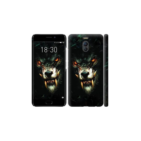 

Чехол на Meizu M6 Note Дьявольский волк (04798)