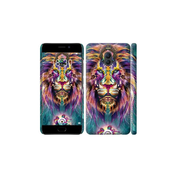 

Чехол на Meizu M6 Note Люминесцентный лев (04798)
