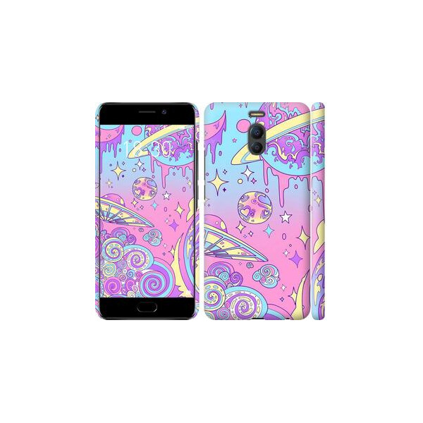 

Чехол на Meizu M6 Note Розовая галактика (04798)