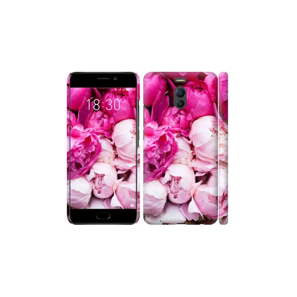 

Чехол на Meizu M6 Note Розовые пионы (04798)
