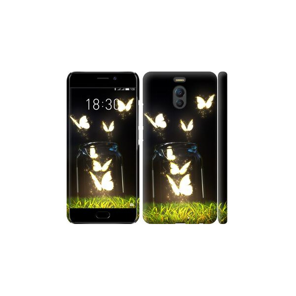

Чехол на Meizu M6 Note Светящиеся бабочки (04798)