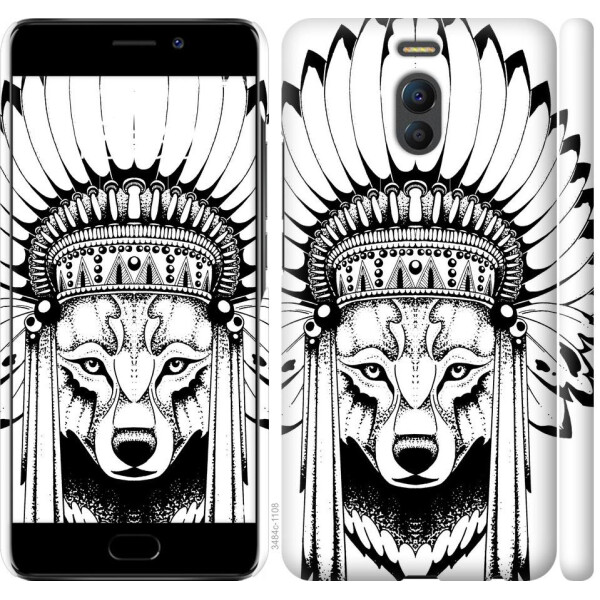 

Чехол на Meizu M6 Note Тотем волка (04798)