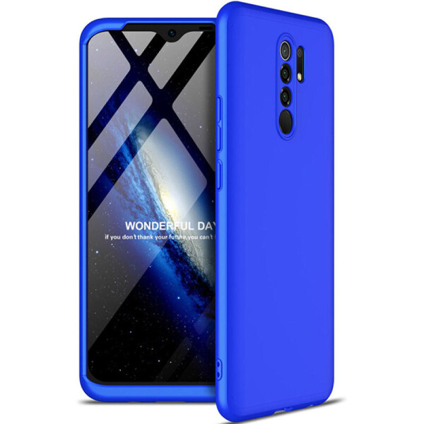 

Пластиковая накладка GKK LikGus 360 градусов (opp) для Xiaomi Redmi 9 Синий (is_00000038592_5)