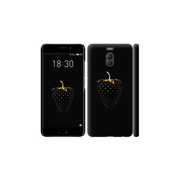 

Чехол на Meizu M6 Note Черная клубника (04798)