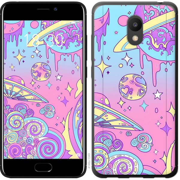 

Чехол на Meizu M6 Розовая галактика (04798)