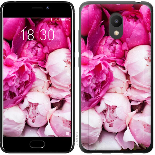 

Чехол на Meizu M6 Розовые пионы (04798)