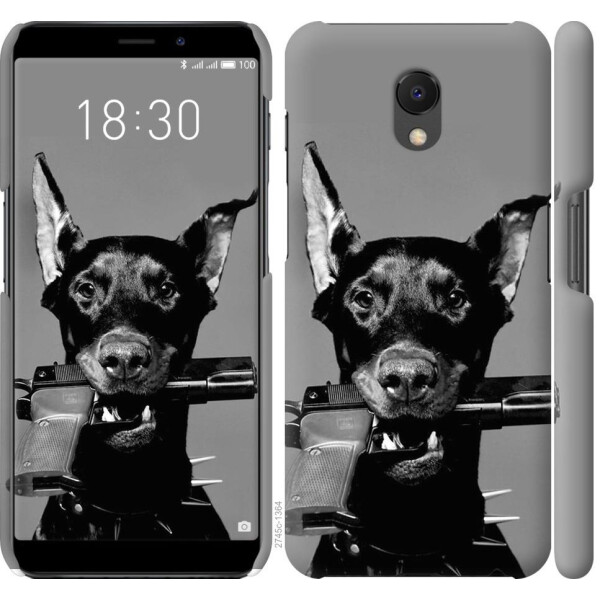 

Чехол на Meizu M6s Доберман (04798)