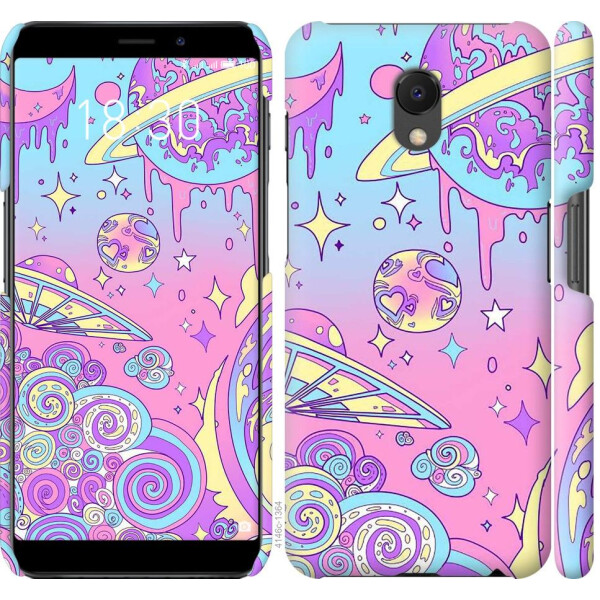 

Чехол на Meizu M6s Розовая галактика (04798)