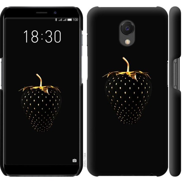 

Чехол на Meizu M6s Черная клубника (04798)