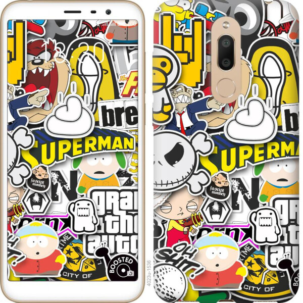 

Чехол на Meizu M6T Popular logos (04798)