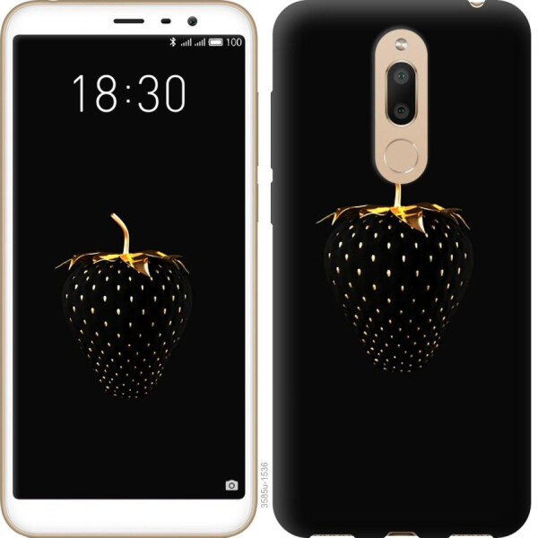 

Чехол на Meizu M6T Черная клубника (04798)