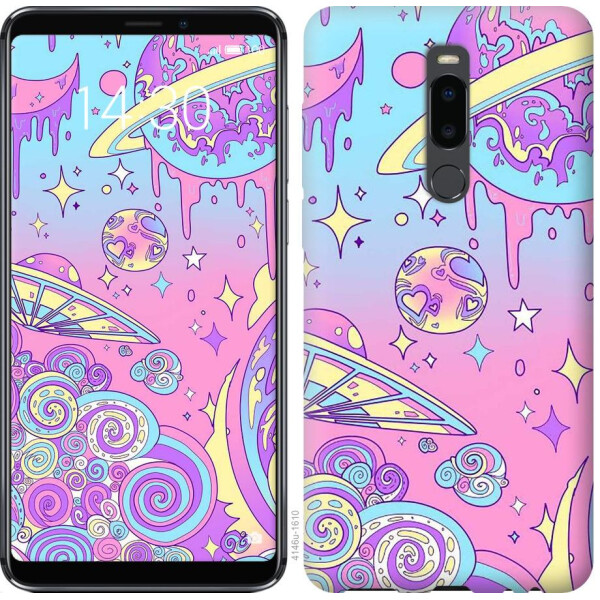 

Чехол на Meizu Note 8 Розовая галактика (04798)