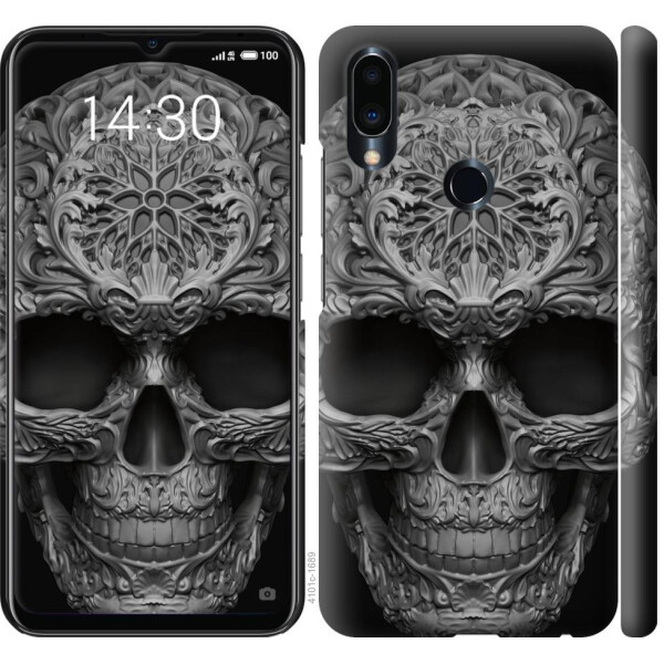 

Чехол на Meizu Note 9 skull-ornament (04798)