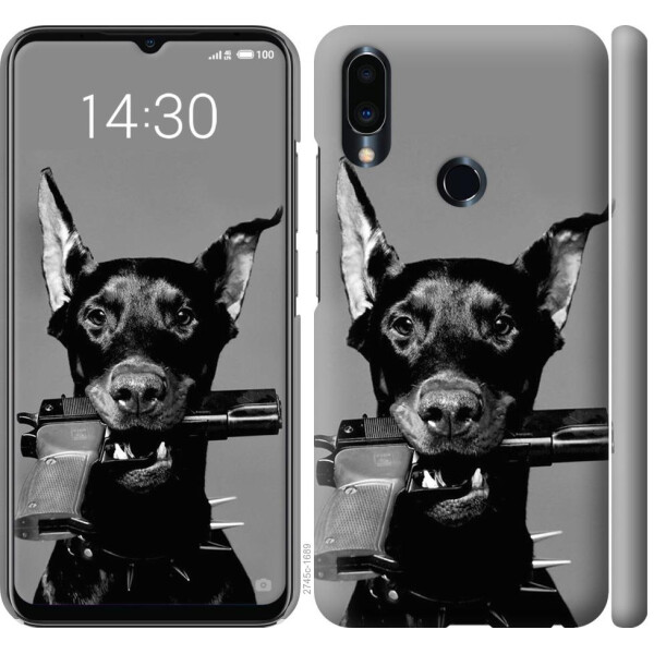 

Чехол на Meizu Note 9 Доберман (04798)