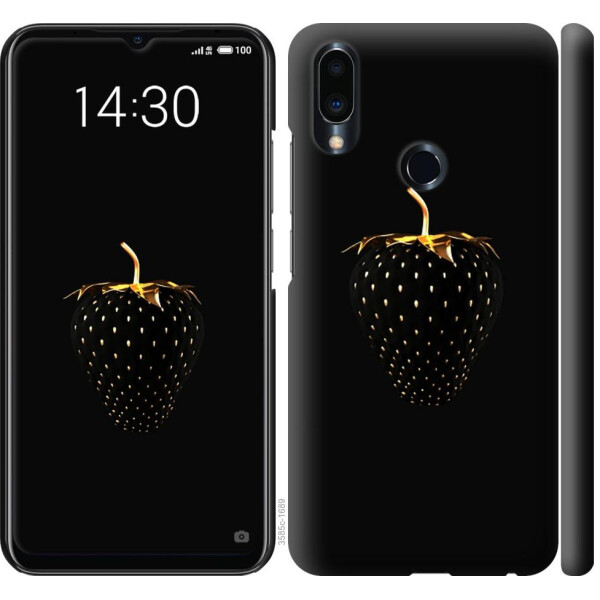 

Чехол на Meizu Note 9 Черная клубника (04798)